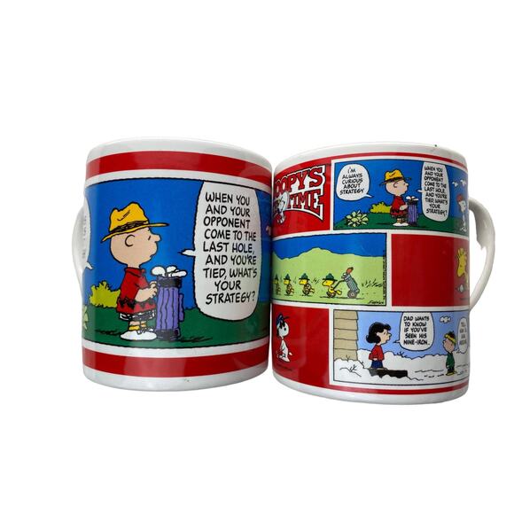 Golf, Gift, & Gallery Peanuts Charlie Brown & The Gang Golf Coffee Estate Mugs - Picture 2 of 12